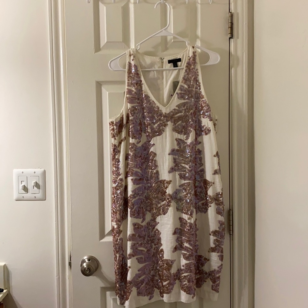 NWT J.Crew Iridescent Linen Dress